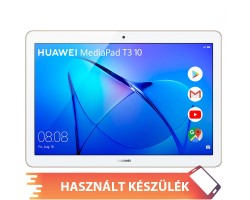 Használt Huawei MediaPad T3 10 tablet, 9.6" kijelző, 16GB, 2GB RAM, WiFi + LTE, Arany 00001600